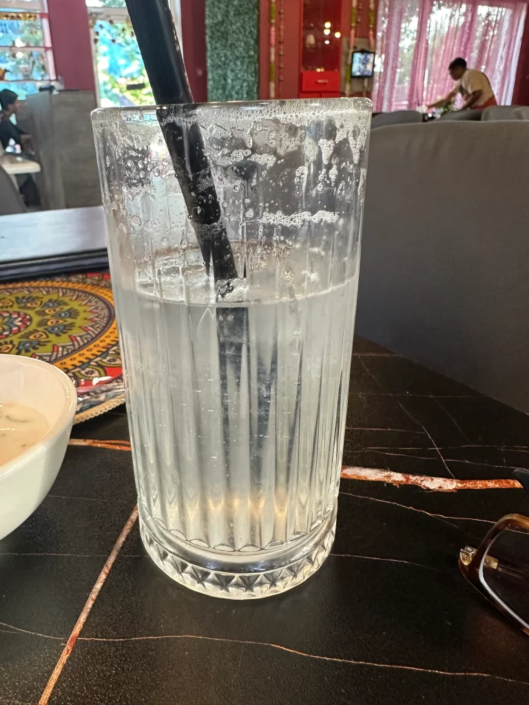photo of Fresh lime soda at Bollywood cafe located in Magic city park in Tashkent city