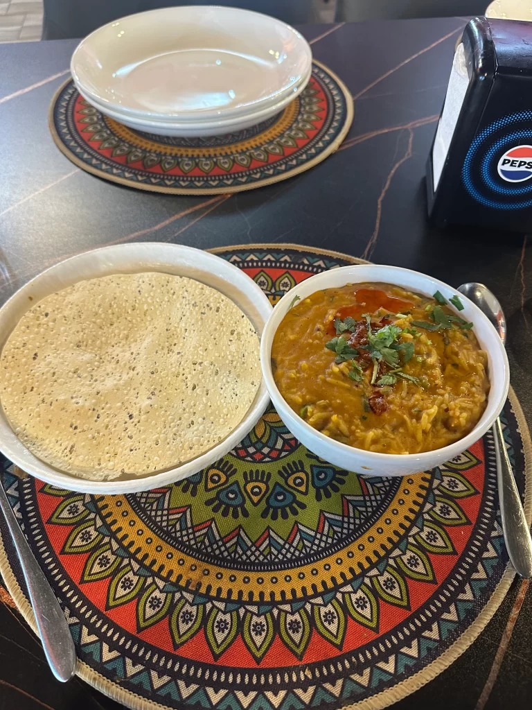 photo of Mudda Pappu Avakai at Bollywood Cafe located inside Magic city park in Tashkent city